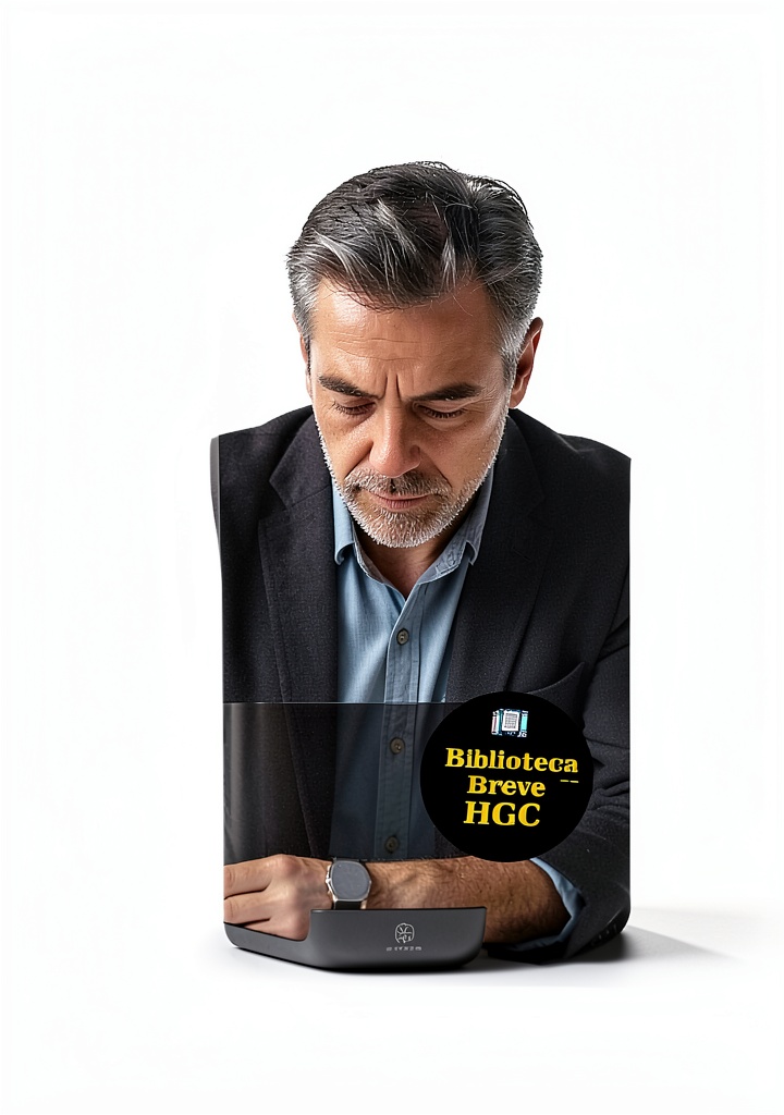 Student reviewing the Biblioteca Breve HGC guide on a Kindle tablet
