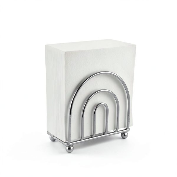 Paper Napkin Holder BNYD Chrome Dining Accessory – Classic Alloy Steel-2